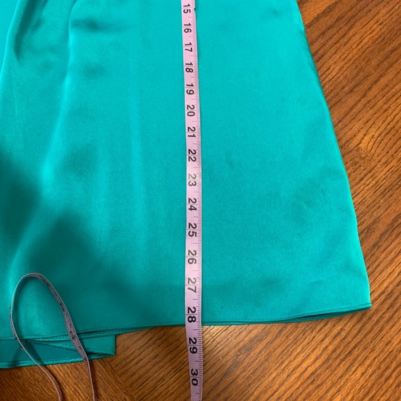 BCBG MAXAZRIA Turquoise Mini Cocktail Dress Size 4 - Picture 8 of 8